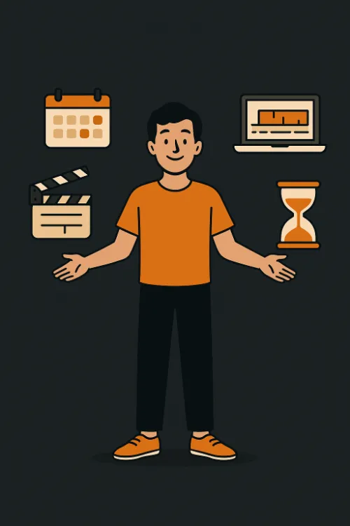 Grafische Darstellung eines Mannes.