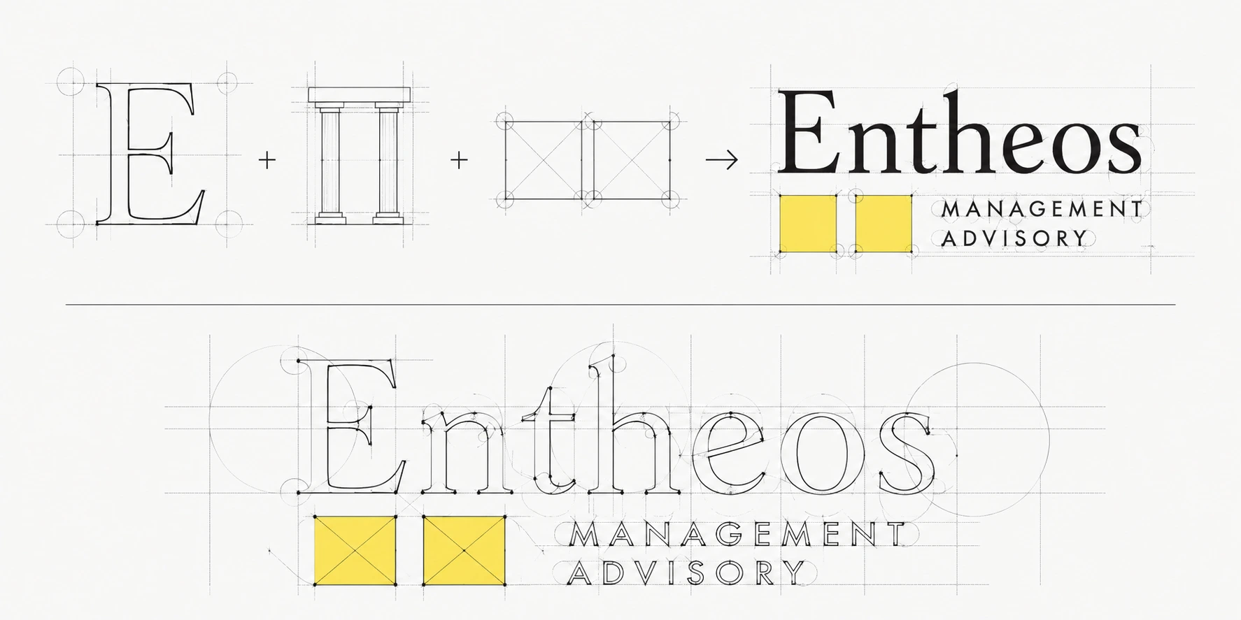 entheos logo gestaltung